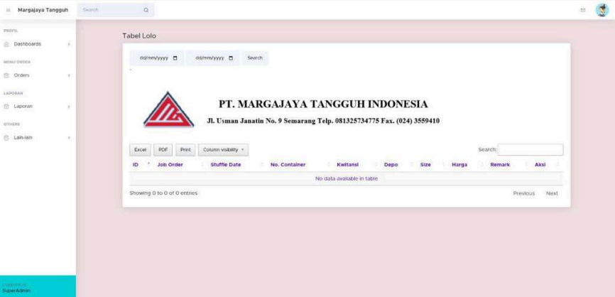 Website Marga Jaya
