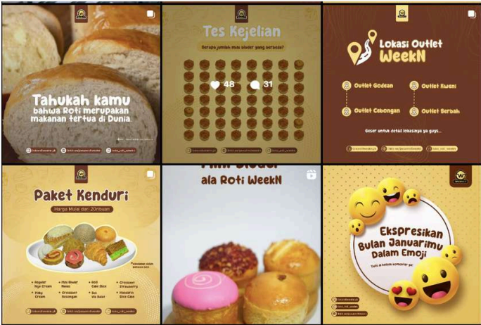 Feed Instagram Roti Week N